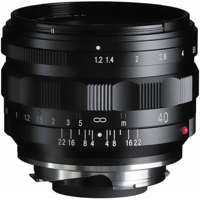 Voigtlander Nokton 40mm f1.2 Objetivo Asférico II Full-Frame Ligero