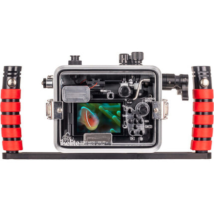 Ikelite 200FP/T Carcasa submarina para Sony a6700 Profundidad 200' con asas dobles