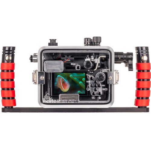 Ikelite 200FP/T Carcasa submarina para Sony a6700 Profundidad 200' con asas dobles