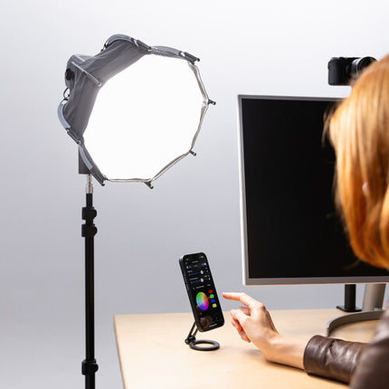 Lume Cube XL Mini Softbox 12 pulgadas con Difusor y Rejilla 40°