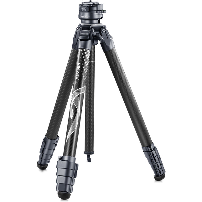 Neewer LT32 trípode de fibra de carbono para viaje carga 10 kg altura 7.5 a 62 pulgadas con bolsa de transporte