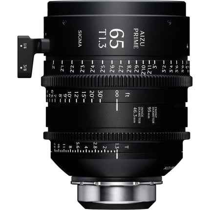 Sigma Aizu Prime 65mm T1.3 Óptica de Cine Full Frame con Soporte y Tapas