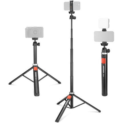 Neewer TS05 Trípode para Smartphone con Control Remoto Bluetooth y altura ajustable 14.7 a 62.9 pulgadas