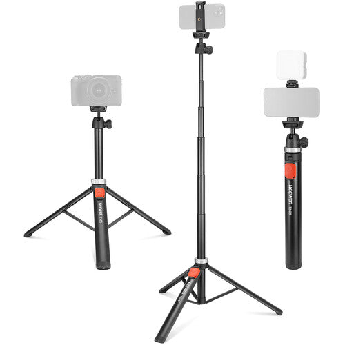 Neewer TS05 Trípode para Smartphone con Control Remoto Bluetooth y altura ajustable 14.7 a 62.9 pulgadas