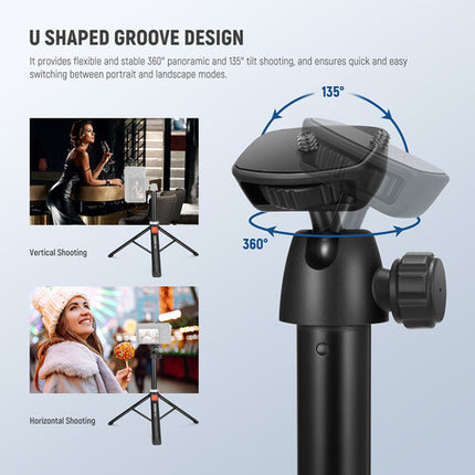 Neewer TS05 Trípode para Smartphone con Control Remoto Bluetooth y altura ajustable 14.7 a 62.9 pulgadas