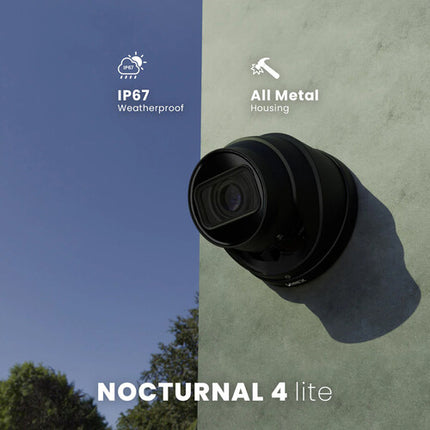 Lorex LNE95MDW N4 Lite Nocturnal Cámara Exterior 4K UHD 131ft Visión Nocturna