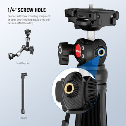 Neewer TP38 Tripode de Escritorio para Teléfono y Cámara 15 Pulgadas Capacidad 3.3 lb