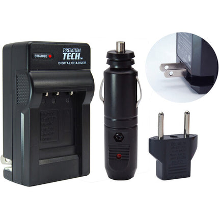 Vidpro PT-103 Cargador para Baterías EN-EL25 con Indicador LED y Adaptador Coche