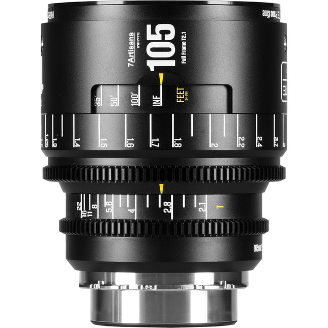 7Artisans INFINTE 105mm T2.1 Lente Cine Full Frame FOV 23.8°