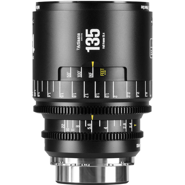 7Artisans INFINTE 135mm T2.4 lente cine Full Frame 18.8° FOV Canon EF