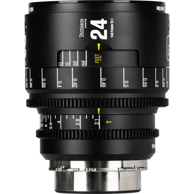 7Artisans INFINTE 24mm T2.1 Lente Cine Full Frame FOV 83.8°