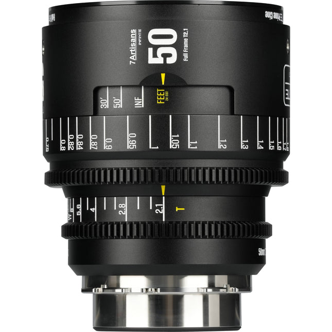 7Artisans INFINTE 50mm T2.1 Lente de Cine Canon EF Full Frame T22