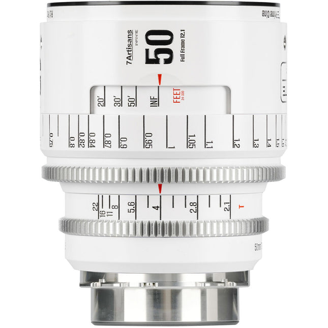 7Artisans INFINTE 50mm T2.1 Lente de Cine Canon EF Montura Full Frame Apertura T2.1-T22