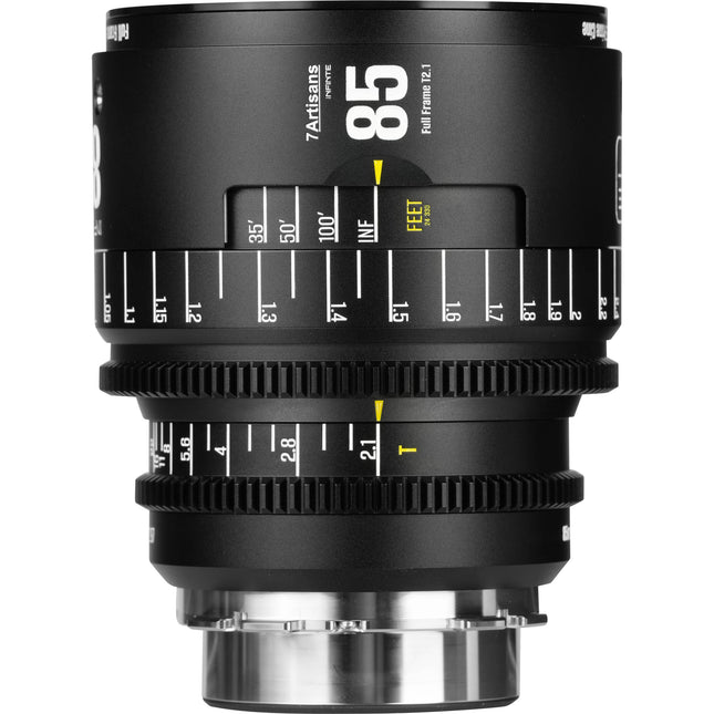 7Artisans INFINTE 85mm T2.1 Objetivo Cine Full Frame con Apertura T2.1 a T22