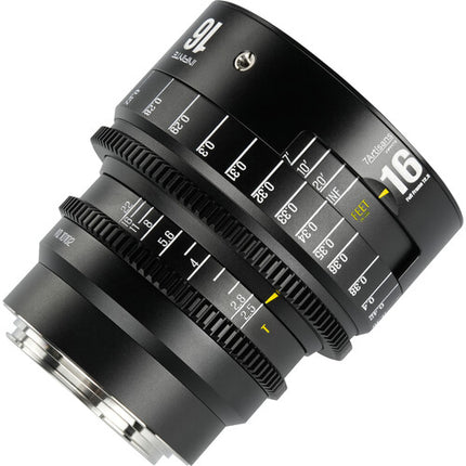 7Artisans INFINTE 16mm T2.5 Lente Cine Full Frame FOV 106.8°