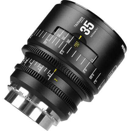 7Artisans INFINTE 35mm T2.1 Lente de Cine ARRI PL Full Frame Acabado Negro