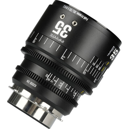 7Artisans INFINTE 35mm T2.1 Lente de Cine ARRI PL Full Frame Acabado Negro