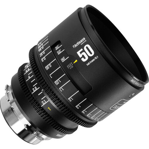 7Artisans INFINTE 50mm T2.1 Lente de Cine Canon EF Full Frame T22