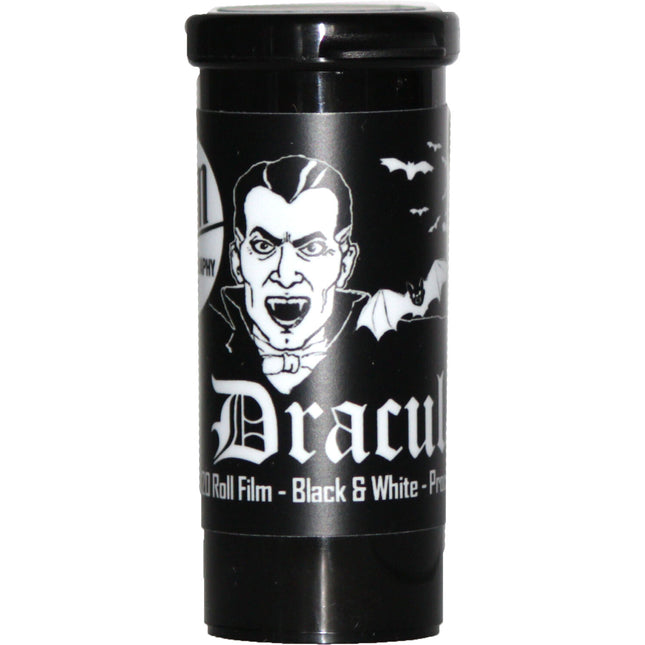 Film Photography Project Dracula 64 Película Negativa Blanco y Negro 120 ISO 64 Grano Fino