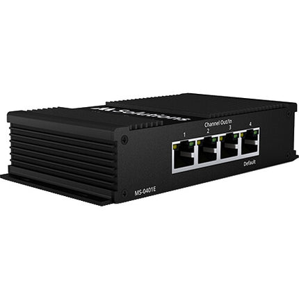 MSolutions 4-Way HDBaseT IP Gateway con 5 Puertos y Control LAN