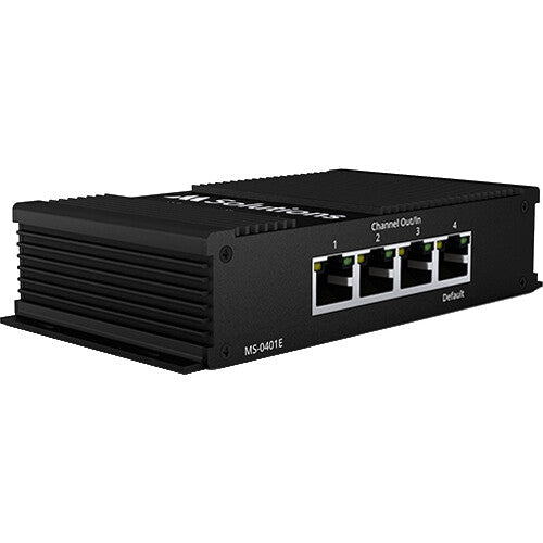 MSolutions 4-Way HDBaseT IP Gateway con 5 Puertos y Control LAN