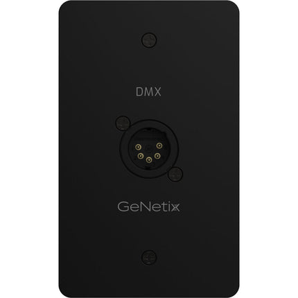 ChamSys GeNetix DMX Passthrough Placa de Pared 5 Pines Negro Ligero