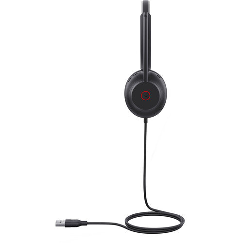 Yealink UH35 Mono Auriculares USB Monoaural con Micrófonos Dual Cancelación de Ruido y Control de Llamadas