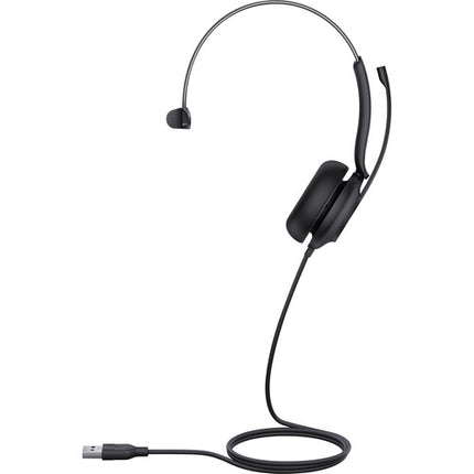Yealink UH35 Mono Auriculares USB Monoaural con Micrófonos Dual Cancelación de Ruido y Control de Llamadas