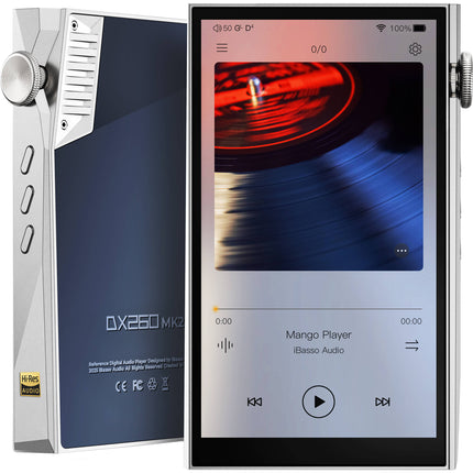 iBasso DX260 MK2 Reproductor de Audio Digital 8 DACs 128GB Silver Blue