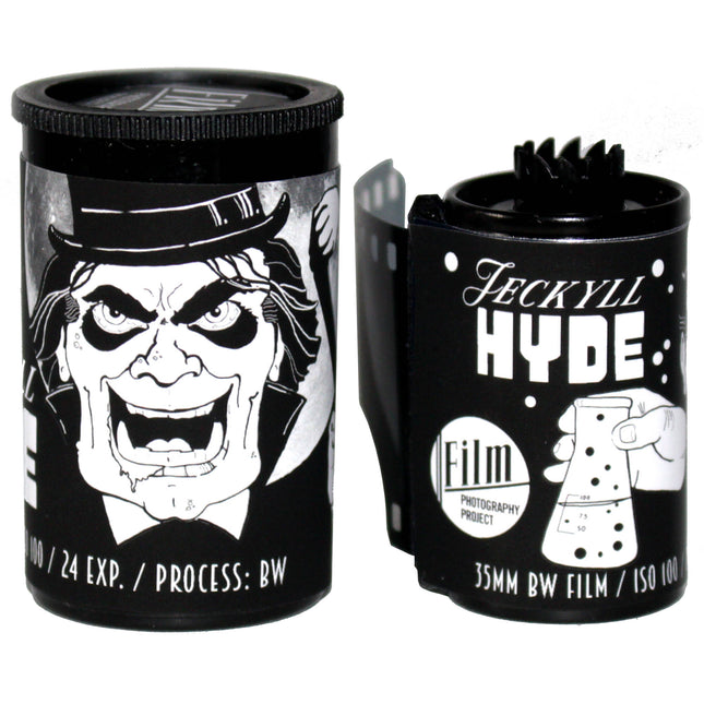Film Photography Project Jekyll Hyde 100 Película Blanco y Negro 35mm 24 Exposiciones ISO 100 Grano Fino