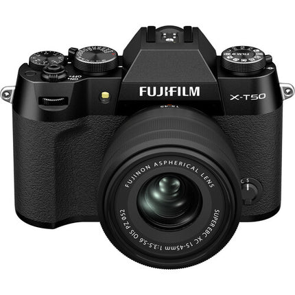 FUJIFILM X-T50 Cámara sin Espejo 40.2MP 4K 60p con Lente XC 15-45mm OIS