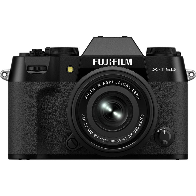 FUJIFILM X-T50 Cámara sin Espejo 40.2MP 4K 60p con Lente XC 15-45mm OIS