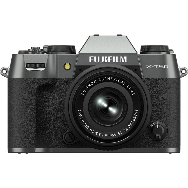 FUJIFILM X-T50 Cámara sin Espejo 40.2MP 4K 60p con Lente 15-45mm f/3.5-5.6
