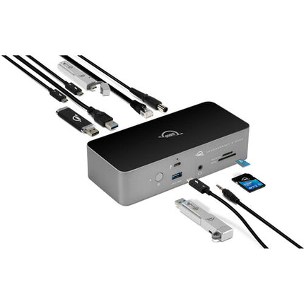 OWC 11 Puertos Dock Thunderbolt 5 con Cable 140W y Soporte Triple 8K