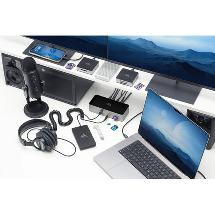 OWC 11 Puertos Dock Thunderbolt 5 con Cable 140W y Soporte Triple 8K