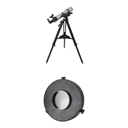 Celestron StarSense Explorer DX 102AZ Telescopio Refractor 102mm f65 y Filtro Solar EclipSmart