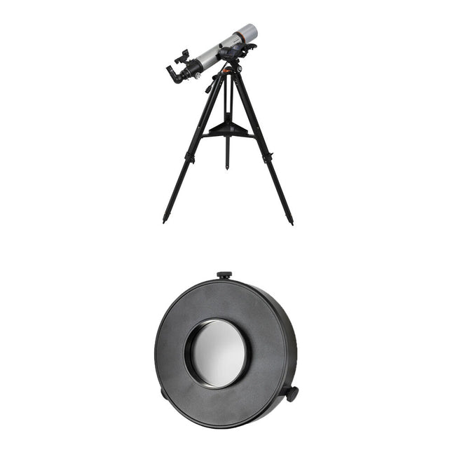 Celestron StarSense Explorer DX 102AZ Telescopio Refractor 102mm f65 y Filtro Solar EclipSmart