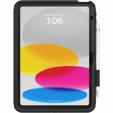 OtterBox Defender para iPad 10ª Gen Funda Negra con Soporte y Correa
