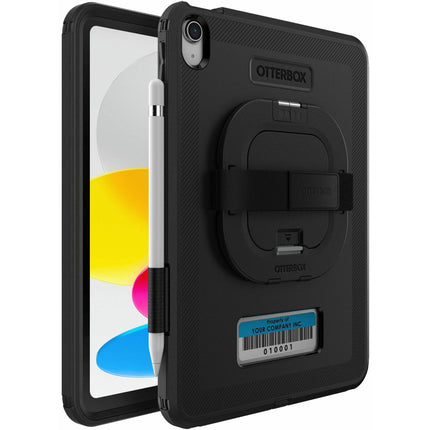 OtterBox Defender para iPad 10ª Gen Funda Negra con Soporte y Correa