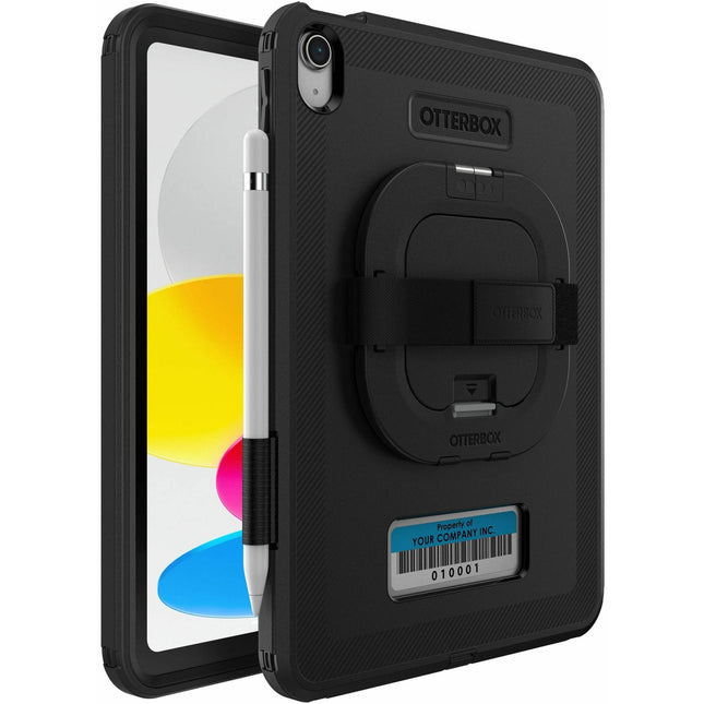 OtterBox Defender para iPad 10ª Gen Funda Negra con Soporte y Correa