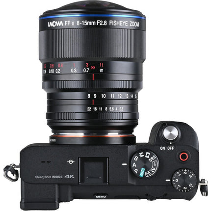 Venus Optics Laowa 8-15mm f2.8 objetivo ojo de pez para Sony E full-frame 180°