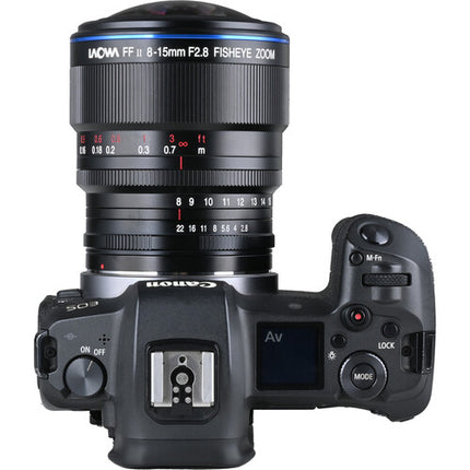 Venus Optics Laowa 8-15mm f2.8 Objetivo Ojo de Pez Gran Angular 180° Canon RF