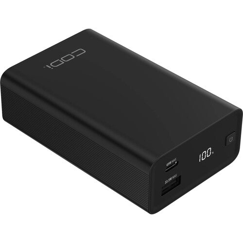 CODi Power Bank portátil 20000mAh 65W USB-C carga rápida