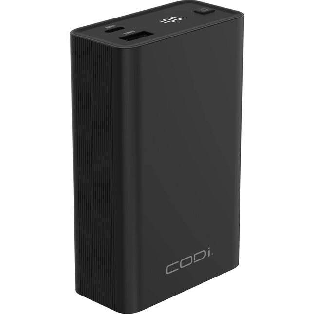 CODi Power Bank portátil 20000mAh 65W USB-C carga rápida