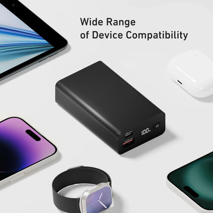 CODi Power Bank portátil 20000mAh 65W USB-C carga rápida