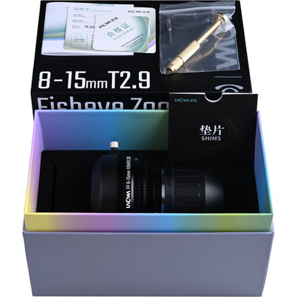 Venus Optics Venus 8-15mm T2.9 Lente Fisheye Cine Full Frame con Zoom