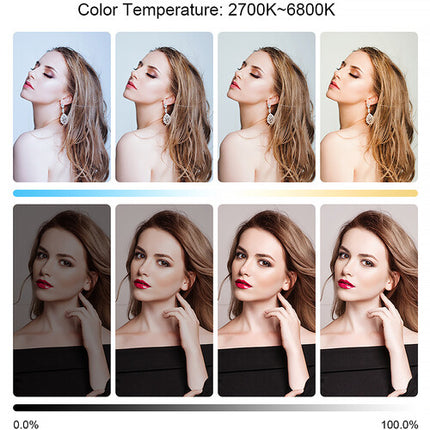 GVM CL100B Foco LED Bi-Color Portátil 17160 Lux 2700-6800K Con Trípode