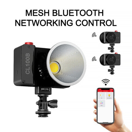 GVM CL100B LED Monolight Bicolor Portátil Kit 2 Luces 4400mAh 2700-6800K