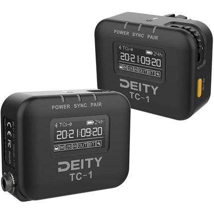 Deity Microphones TC-1 Generador de Código de Tiempo Inalámbrico Bluetooth 28 Horas Batería Pack 6