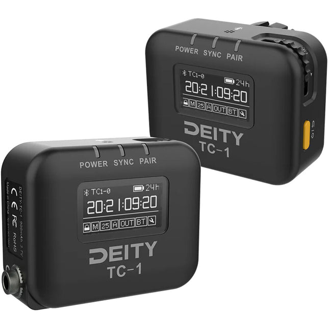 Deity Microphones TC-1 Generador de Código de Tiempo Inalámbrico Bluetooth 28 Horas Batería Pack 6